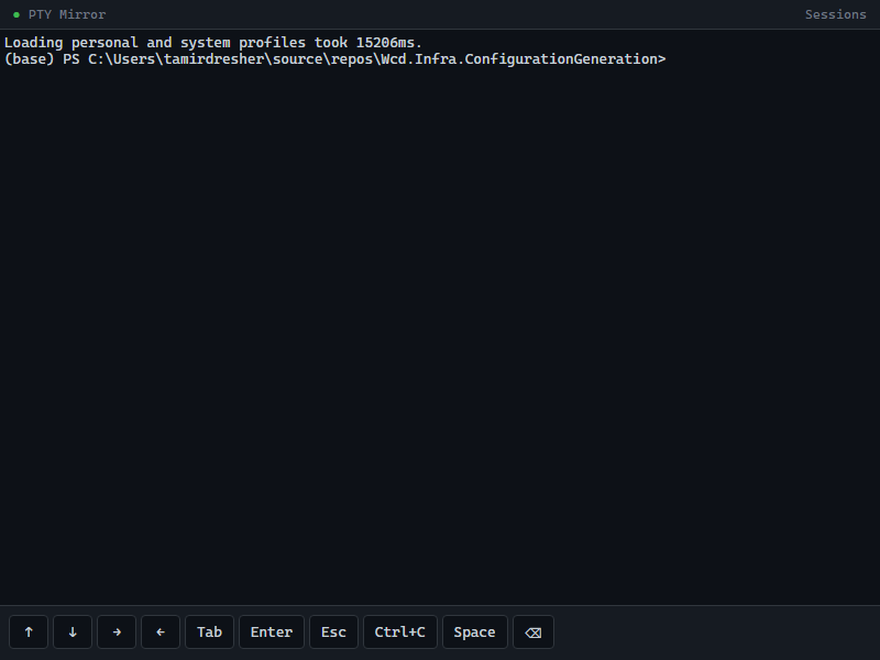 CLI Tunnel connected